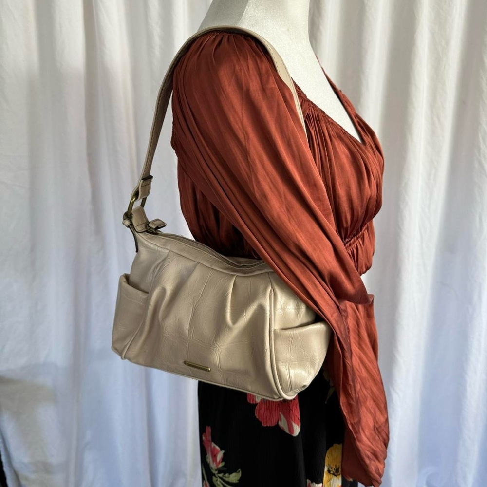 Vintage Y2k style cream mini shoulder purse - Minnici